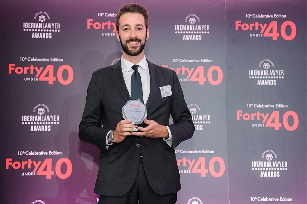 Joao Peixe distinguished in Iberian Lawyer Forty under 40